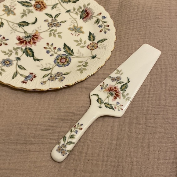 Andrea by Sadek Ceramic Cake Platter and Server. Made in Japan. New. - Picture 6 of 10